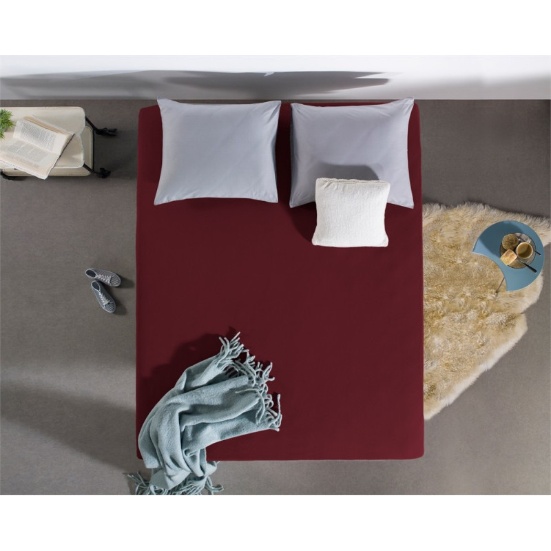 Faconlagen Double Jersey Bordeaux
