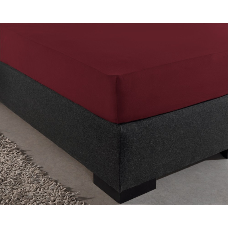 Faconlagen Double Jersey Bordeaux