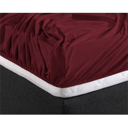 Faconlagen Double Jersey Bordeaux