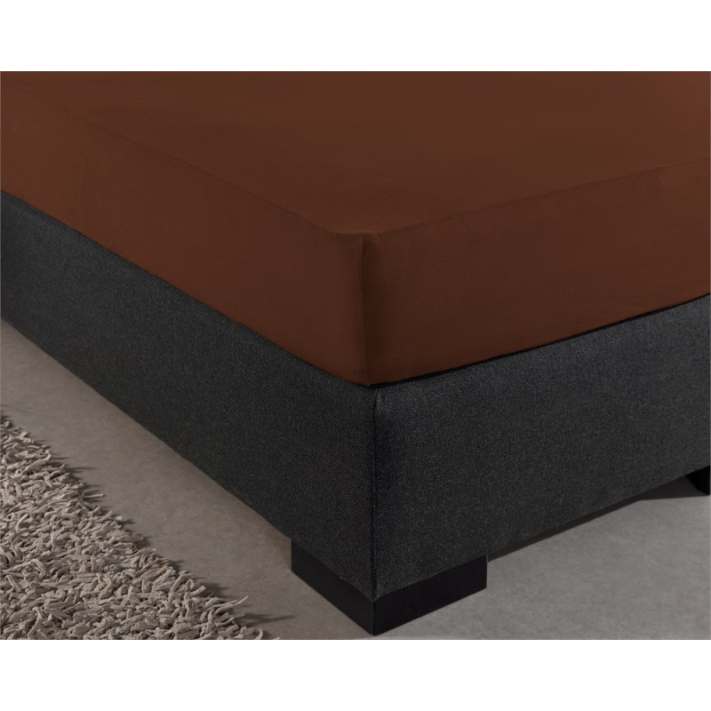 Faconlagen Double Jersey Brown