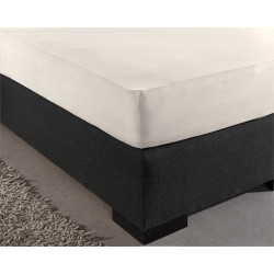 Jersey stretch Faconlagen - Cream