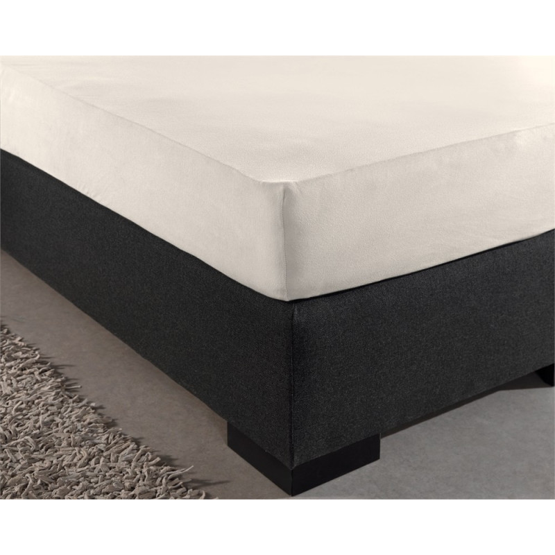 Jersey stretch Faconlagen - Cream