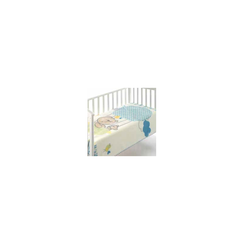 Fleeceplaid til baby Bamse i Luftballon fra MyTrendyHome.dk  