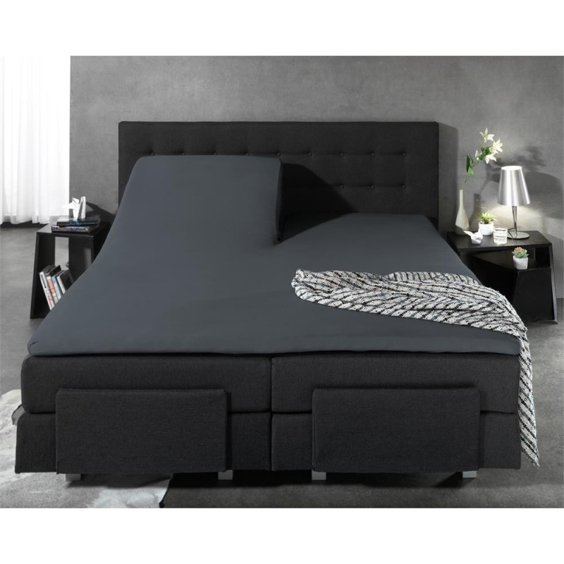 Fitted Sheet Splittopper Jersey Anthracite