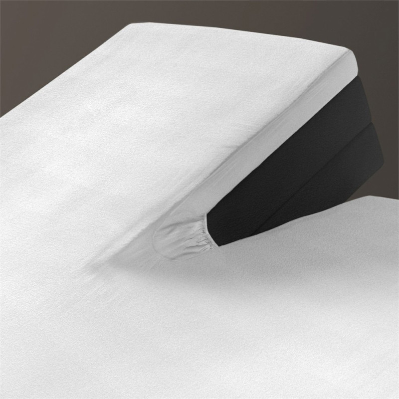 Fitted Sheet Splittopper Jersey Hvid
