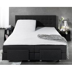 Fitted Sheet Splittopper Jersey Hvid
