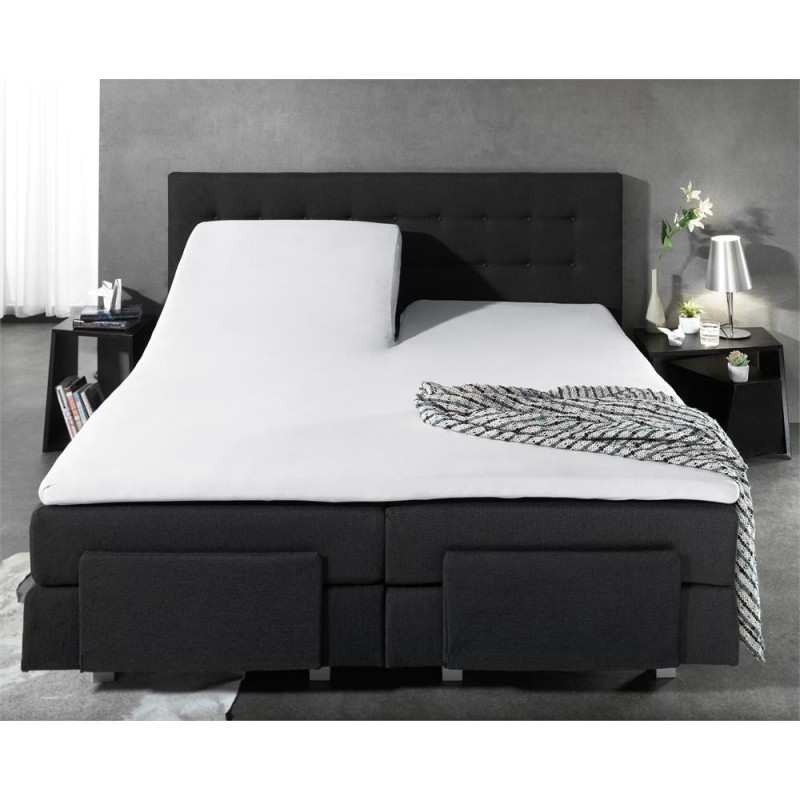 Fitted Sheet Splittopper Jersey Hvid
