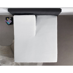 Fitted Sheet Splittopper Jersey Hvid