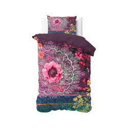 Sengesæt Marjo Multi  med mandala ornament i  bomuld - MyTrendyHome.dk
