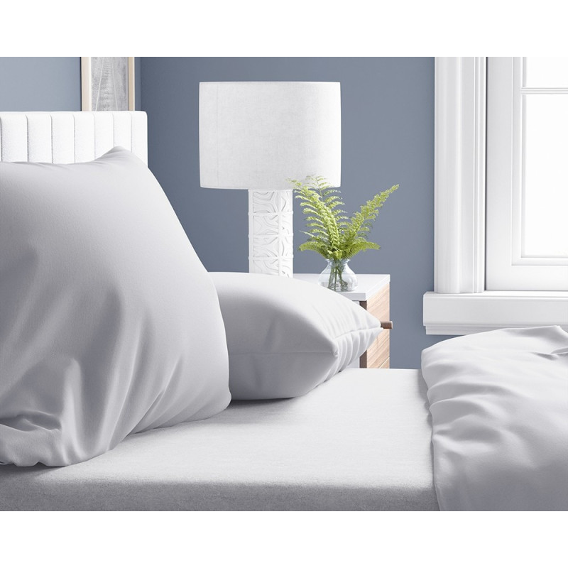 Pudebetræk Flonel (2 in 1) White i 100% bomuld, fra MyTrendyHome.dk