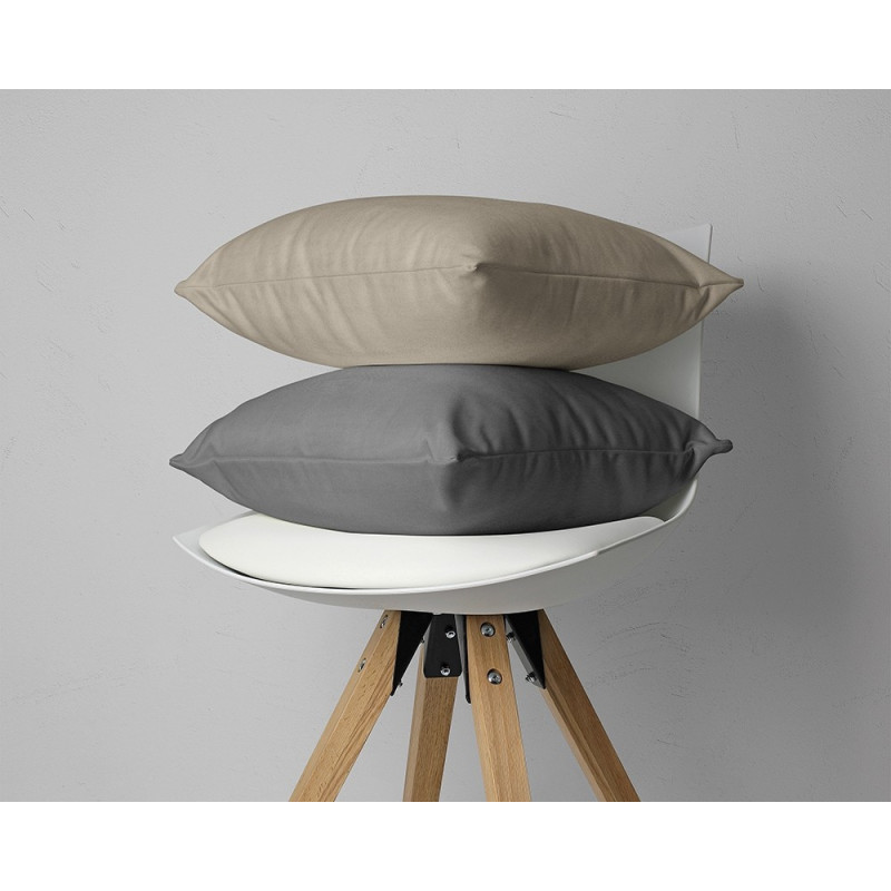 Pudebetræk Flonel (2 in1) Anthracit i 100% bomuld, fra MyTrendyHome.dk
