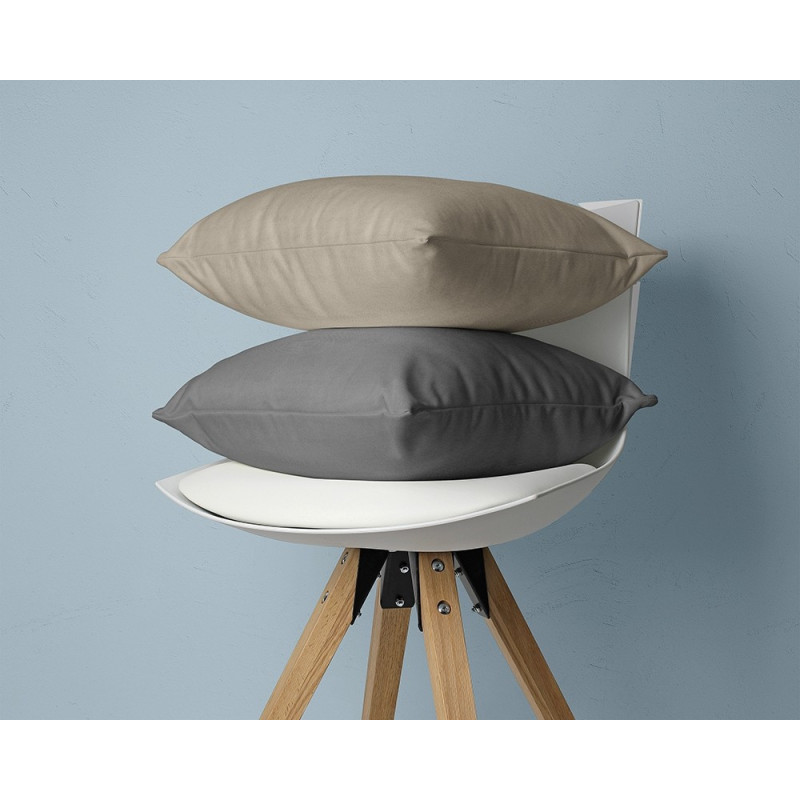 Pudebetræk Flonel (2 in1) Taupe i 100% bomuld, fra MyTrendyHome.dk