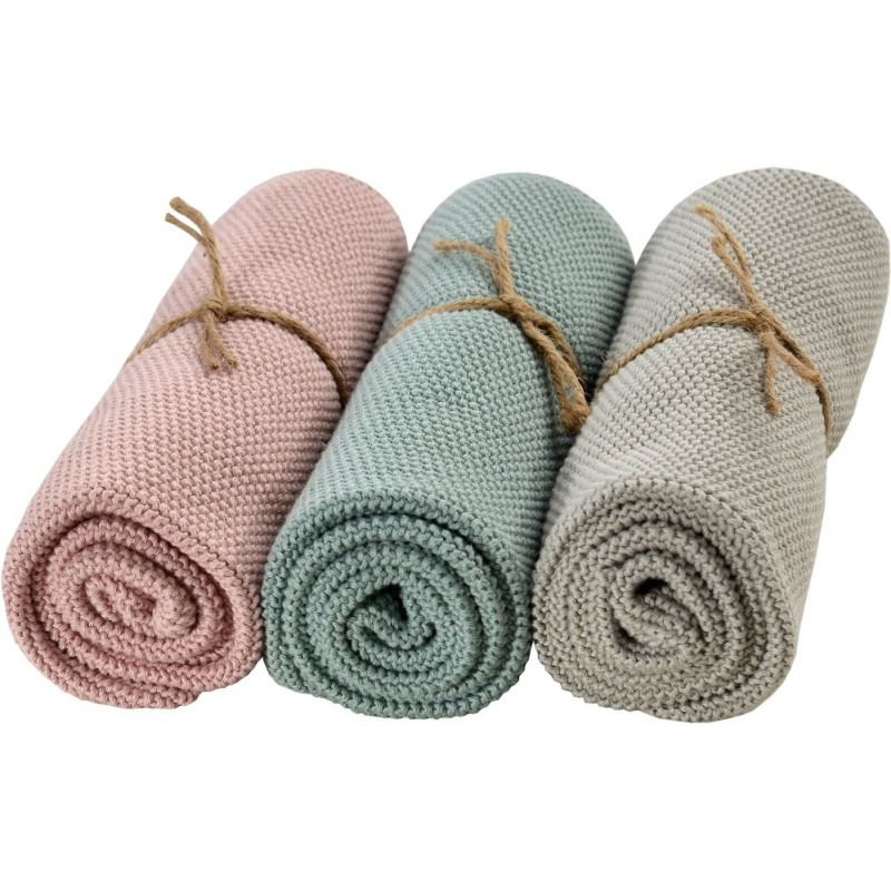 Strikkede køkkenhåndklæder Kitchen Friends fra MyTrendyHome.dk
