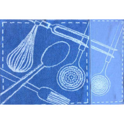 Køkkensæt Tools med viskestykke 50x70 cm og frotte håndklæde 50x50 cm af høj kvaltet af 100% bomuld fra MyTrendyHome.dk