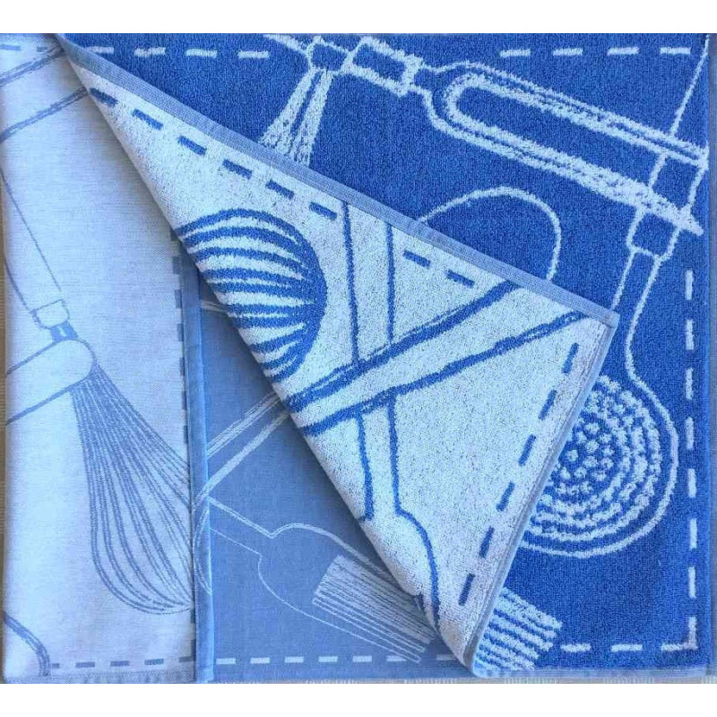 Køkkensæt Tools med viskestykke 50x70 cm og frotte håndklæde 50x50 cm af høj kvaltet af 100% bomuld fra MyTrendyHome.dk