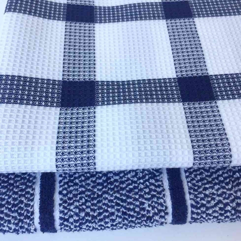 Frotté Køkkenhåndklæde  Checks af høj kvaltet fra MyTrendyHome.dk