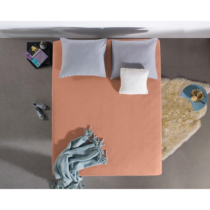 Jersey Stretch Faconlagen 135 gr. - Pastel Orange