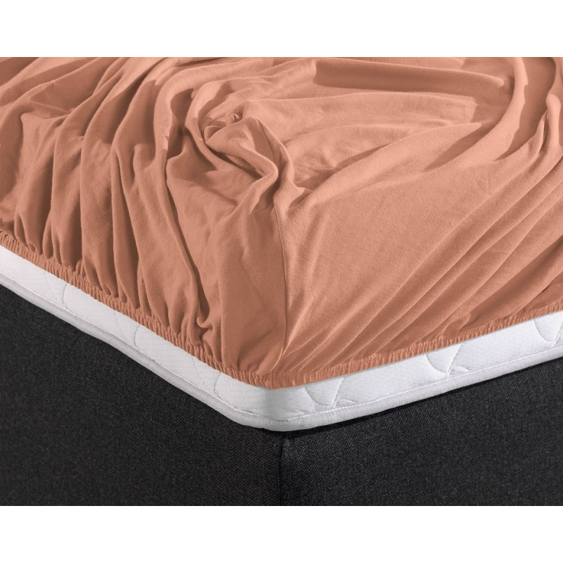 Jersey Stretch Faconlagen 135 gr. - Pastel Orange