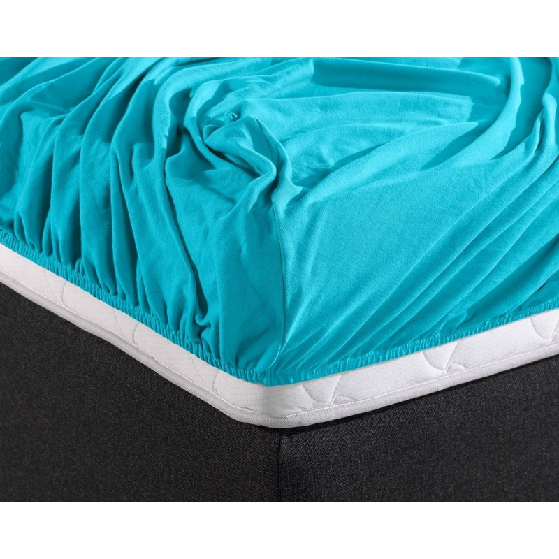 Jersey Stretch Faconlagen 135 gr. - Turquoise