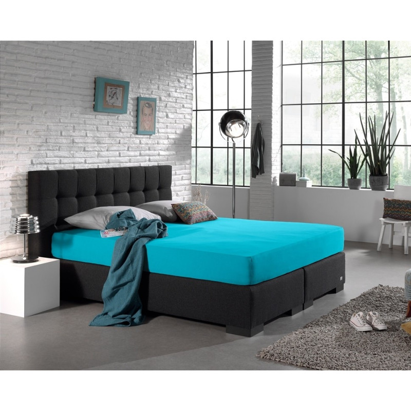 Jersey Stretch Faconlagen 135 gr. - Turquoise